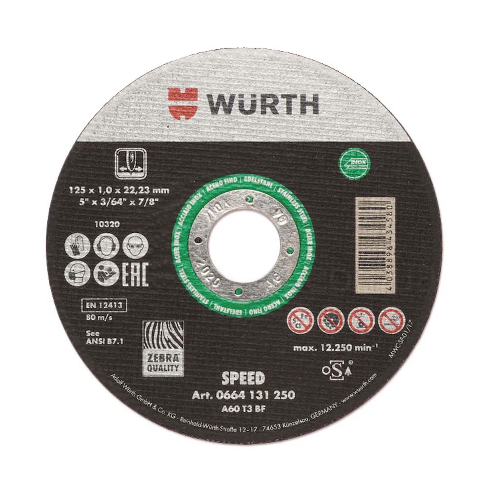 Wurth круг отрезной Speed Plus