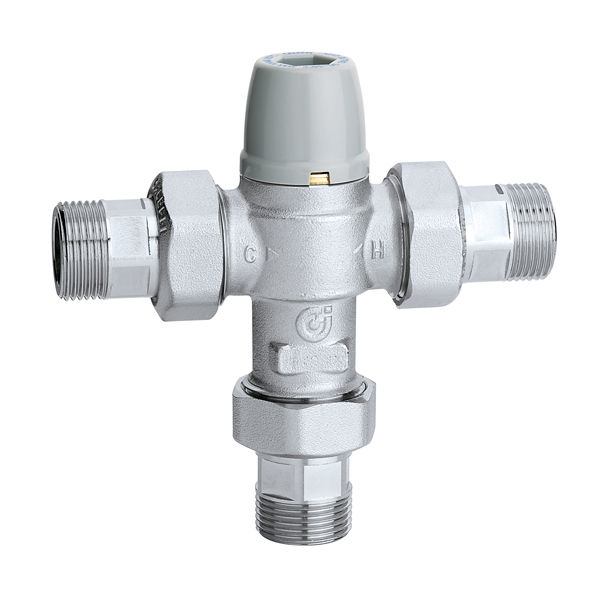 Caleffi 5213 змішувач-термостат, зворотній клапан та фільтр