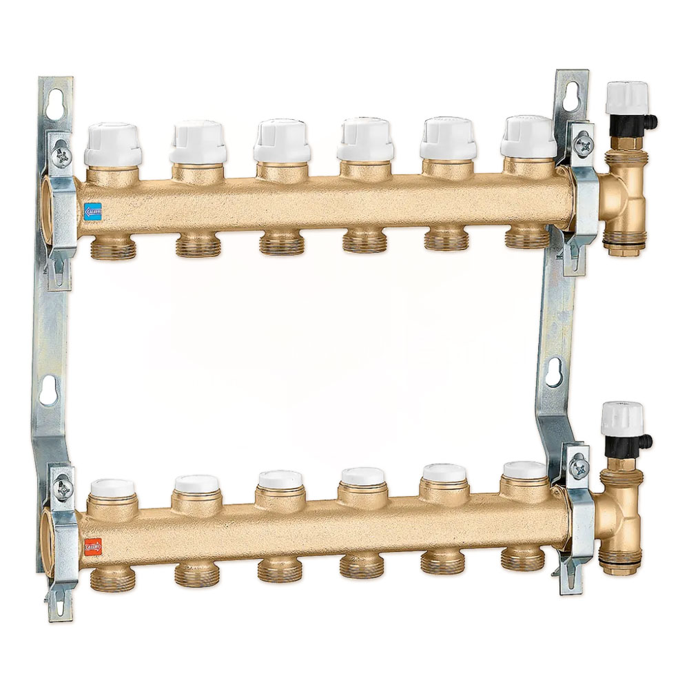 Caleffi 662 колектор без витратомірів