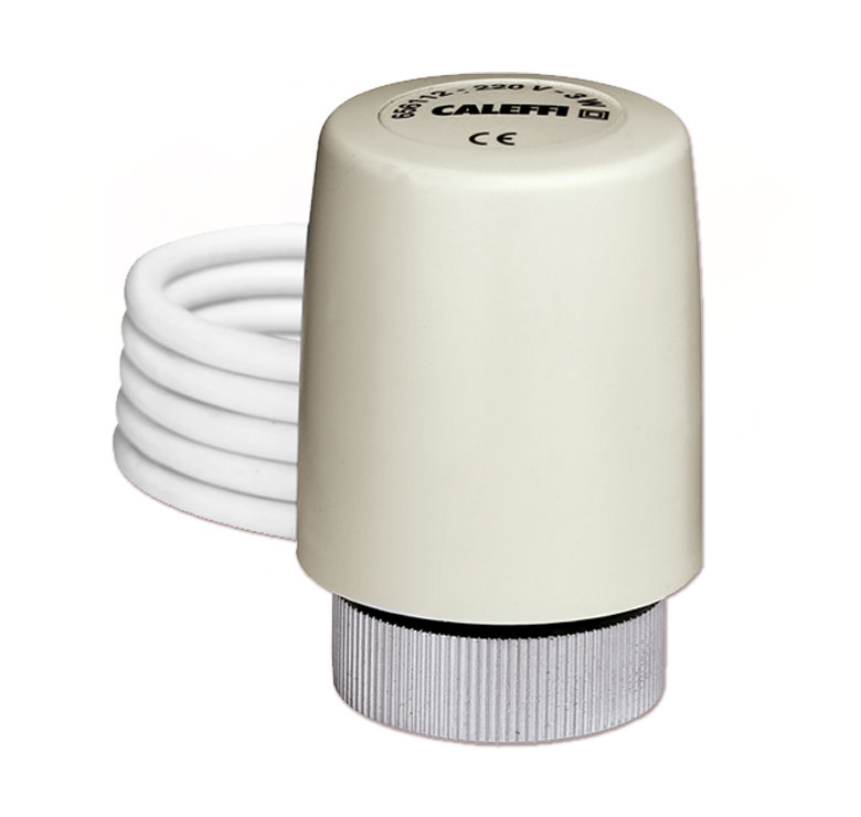 Caleffi 656112 електропривід термостата з вимикачем