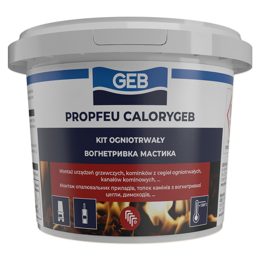 GEB Calorygeb 103570 огнеупорная замазка