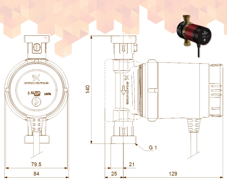 Grundfos Comfort BXA PM