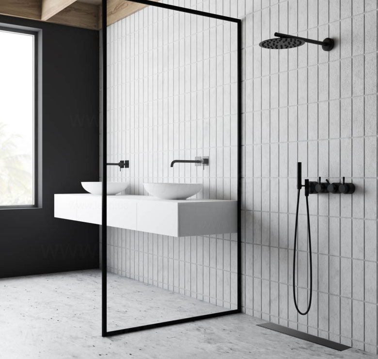 Uponor Aqua Ambient Black душові лотки