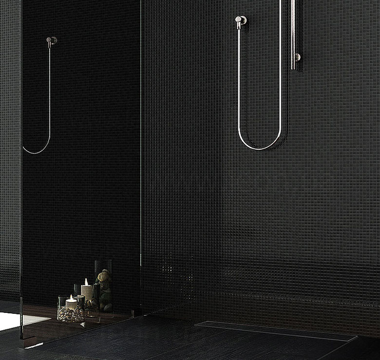 Uponor Aqua Ambient Black душові лотки